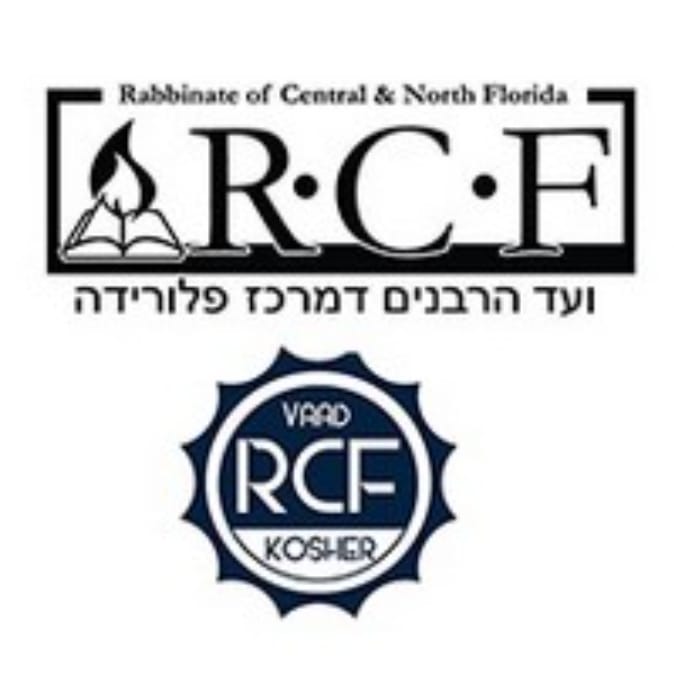 Kashrut Certification for Moti's Catering by Rabbinute of Central and North Florida (RCF)